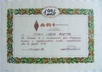 Diploma ARI Vicenza 1996