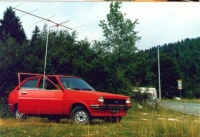 Operating contest VHF from M.te Corno JN55ST in 1989