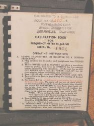 TS-323 calibration book - Click to enlarge